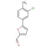 57666-53-2 5-(3-chloro-4-methylphenyl)furan-2-carbaldehyde chemical structure