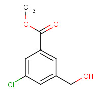 153203-58-8 methyl 3-chloro-5-(hydroxymethyl)benzoate chemical structure