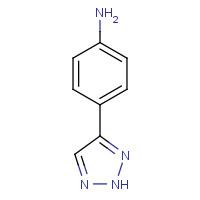 89221-20-5 4-(2H-triazol-4-yl)aniline chemical structure