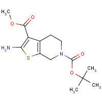877041-47-9 6-O-tert-butyl 3-O-methyl 2-amino-5,7-dihydro-4H-thieno[2,3-c]pyridine-3,6-dicarboxylate chemical structure