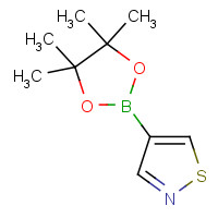 1251459-71-8 4-(4,4,5,5-tetramethyl-1,3,2-dioxaborolan-2-yl)-1,2-thiazole chemical structure