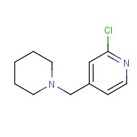 146270-01-1 2-chloro-4-(piperidin-1-ylmethyl)pyridine chemical structure