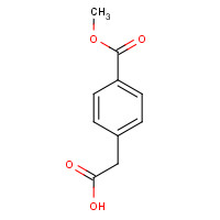 22744-12-3 2-(4-methoxycarbonylphenyl)acetic acid chemical structure