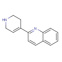 252563-49-8 2-(1,2,3,6-tetrahydropyridin-4-yl)quinoline chemical structure