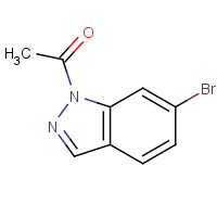 651780-33-5 1-(6-bromoindazol-1-yl)ethanone chemical structure
