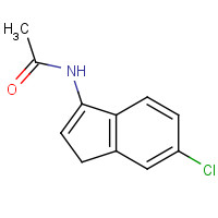 280105-01-3 N-(5-chloro-3H-inden-1-yl)acetamide chemical structure