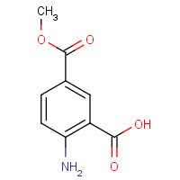 63746-25-8 2-amino-5-methoxycarbonylbenzoic acid chemical structure