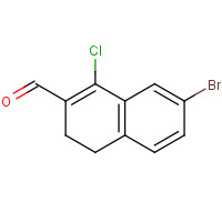 283177-40-2 7-bromo-1-chloro-3,4-dihydronaphthalene-2-carbaldehyde chemical structure