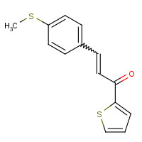 133838-46-7 3-(4-methylsulfanylphenyl)-1-thiophen-2-ylprop-2-en-1-one chemical structure