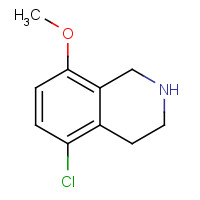 1280291-52-2 5-chloro-8-methoxy-1,2,3,4-tetrahydroisoquinoline chemical structure
