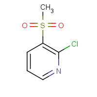 70682-09-6 2-chloro-3-methylsulfonylpyridine chemical structure