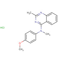 917369-31-4 N-(4-methoxyphenyl)-N,2-dimethylquinazolin-4-amine;hydrochloride chemical structure