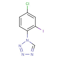 942316-74-7 1-(4-chloro-2-iodophenyl)tetrazole chemical structure