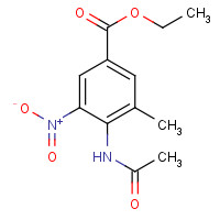808745-06-4 ethyl 4-acetamido-3-methyl-5-nitrobenzoate chemical structure