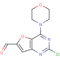 956034-09-6 2-chloro-4-morpholin-4-ylfuro[3,2-d]pyrimidine-6-carbaldehyde chemical structure