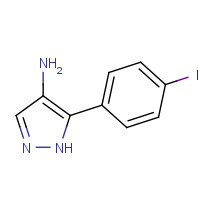 1253733-68-4 5-(4-iodophenyl)-1H-pyrazol-4-amine chemical structure