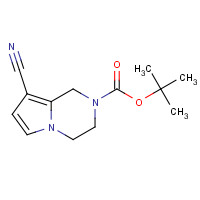 1352087-38-7 tert-butyl 8-cyano-3,4-dihydro-1H-pyrrolo[1,2-a]pyrazine-2-carboxylate chemical structure