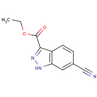 885279-19-6 ethyl 6-cyano-1H-indazole-3-carboxylate chemical structure