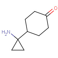 1206229-26-6 4-(1-aminocyclopropyl)cyclohexan-1-one chemical structure