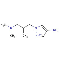 1296310-12-7 1-[3-(dimethylamino)-2-methylpropyl]pyrazol-4-amine chemical structure