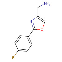 885272-89-9 [2-(4-fluorophenyl)-1,3-oxazol-4-yl]methanamine chemical structure