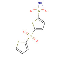 63033-66-9 5-thiophen-2-ylsulfonylthiophene-2-sulfonamide chemical structure