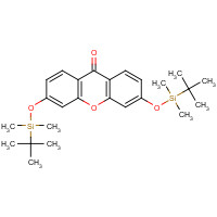 121714-18-9 3,6-bis[[tert-butyl(dimethyl)silyl]oxy]xanthen-9-one chemical structure