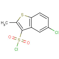 220432-04-2 5-chloro-2-methyl-1-benzothiophene-3-sulfonyl chloride chemical structure