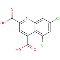 132690-13-2 5,7-dichloroquinoline-2,4-dicarboxylic acid chemical structure