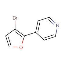 139003-59-1 4-(3-bromofuran-2-yl)pyridine chemical structure