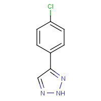5604-31-9 4-(4-chlorophenyl)-2H-triazole chemical structure