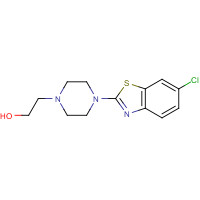 215434-50-7 2-[4-(6-chloro-1,3-benzothiazol-2-yl)piperazin-1-yl]ethanol chemical structure