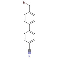 50670-51-4 4-[4-(bromomethyl)phenyl]benzonitrile chemical structure