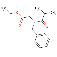 1120354-43-9 ethyl 2-[benzyl(2-methylpropanoyl)amino]acetate chemical structure
