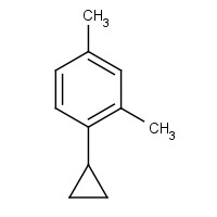27546-47-0 1-cyclopropyl-2,4-dimethylbenzene chemical structure