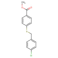 919099-93-7 methyl 4-[(4-chlorophenyl)methylsulfanyl]benzoate chemical structure