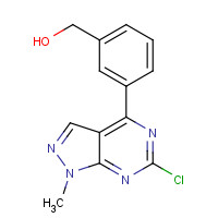 1292902-35-2 [3-(6-chloro-1-methylpyrazolo[3,4-d]pyrimidin-4-yl)phenyl]methanol chemical structure