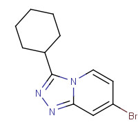 1021923-46-5 7-bromo-3-cyclohexyl-[1,2,4]triazolo[4,3-a]pyridine chemical structure
