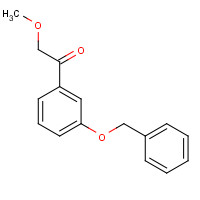 131341-34-9 2-methoxy-1-(3-phenylmethoxyphenyl)ethanone chemical structure