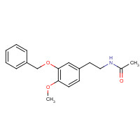 55161-43-8 N-[2-(4-methoxy-3-phenylmethoxyphenyl)ethyl]acetamide chemical structure