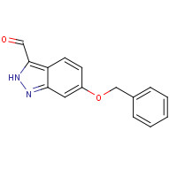885271-39-6 6-phenylmethoxy-2H-indazole-3-carbaldehyde chemical structure