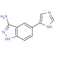 1093305-38-4 5-(1H-imidazol-5-yl)-1H-indazol-3-amine chemical structure