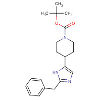 301221-81-8 tert-butyl 4-(2-benzyl-1H-imidazol-5-yl)piperidine-1-carboxylate chemical structure