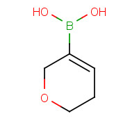 1346526-57-5 3,6-dihydro-2H-pyran-5-ylboronic acid chemical structure