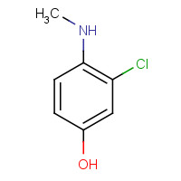 872811-25-1 3-chloro-4-(methylamino)phenol chemical structure
