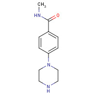 1018569-94-2 N-methyl-4-piperazin-1-ylbenzamide chemical structure