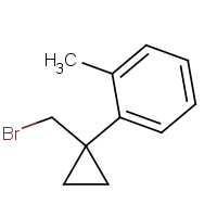 1225763-82-5 1-[1-(bromomethyl)cyclopropyl]-2-methylbenzene chemical structure