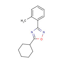 364741-65-1 5-cyclohexyl-3-(2-methylphenyl)-1,2,4-oxadiazole chemical structure