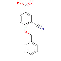 946007-61-0 3-cyano-4-phenylmethoxybenzoic acid chemical structure