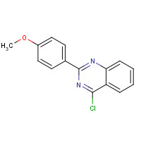 55391-00-9 4-chloro-2-(4-methoxyphenyl)quinazoline chemical structure